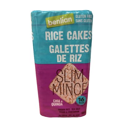 Benlian Rice Cakes Slim Chia&Quinoa 100g