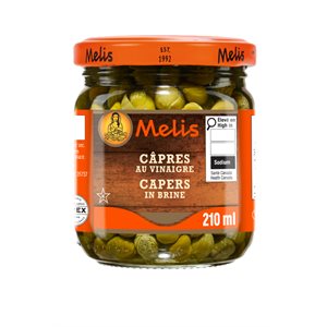 MELIS CAPERS IN BRINE 210ml