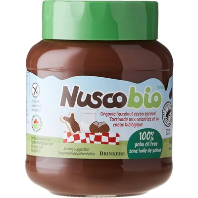 Nuscobio Tartinade Au Chocolat Noir Biologique 400G