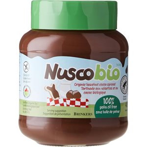 Nuscobio Tartinade Au Chocolat Noir Biologique 400G