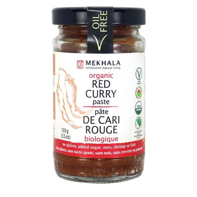 Mekhala Organic Red Curry Paste 100G