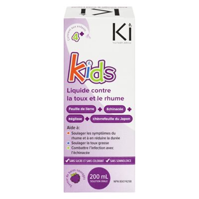 Ki Kidz Toux et rhume Baie Sauvage