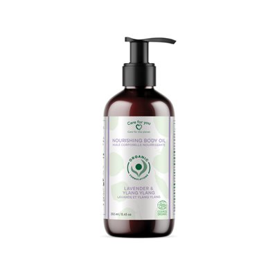 Organic Formulations HUILE CORPORELLE NOURRISSANTE LAVANDE & YLANG YLANG 250ml