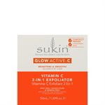 Sukin Glow Active-C 2-In-1 Exfoliator 50 Ml