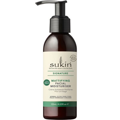 Sukin Crème Hydratante Matifiante Pour Le Visage - 125 Ml