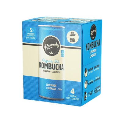 Remedy Organic Lemonade Kombucha (Can) 330ML