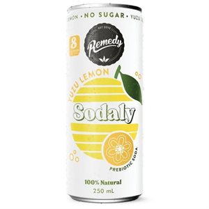 Remedy Drinks Soda sans sucre citron yuzu 355ml