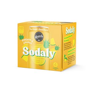 Remedy Drinks Pineapple No Sugar Soda 4x355ml