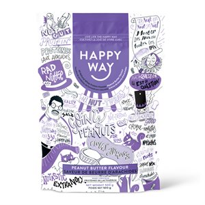 Happy Way Protéine de Beurre D’Arachide 500g