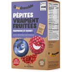 GoodnessMe Pépites fruitées framboise et bleuet 120g